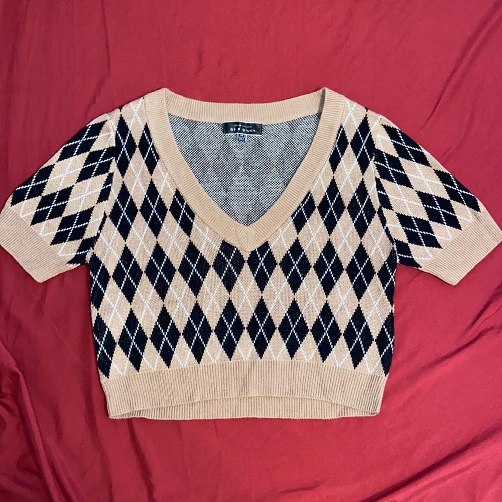 blue blush shirt medium